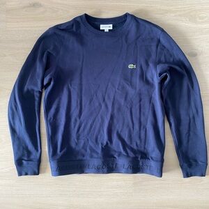 Lacoste Men's Deep Blue Crewneck Sweater Size M